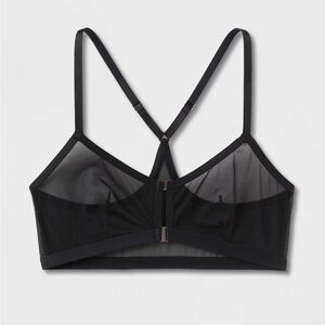Auden black see through bralette